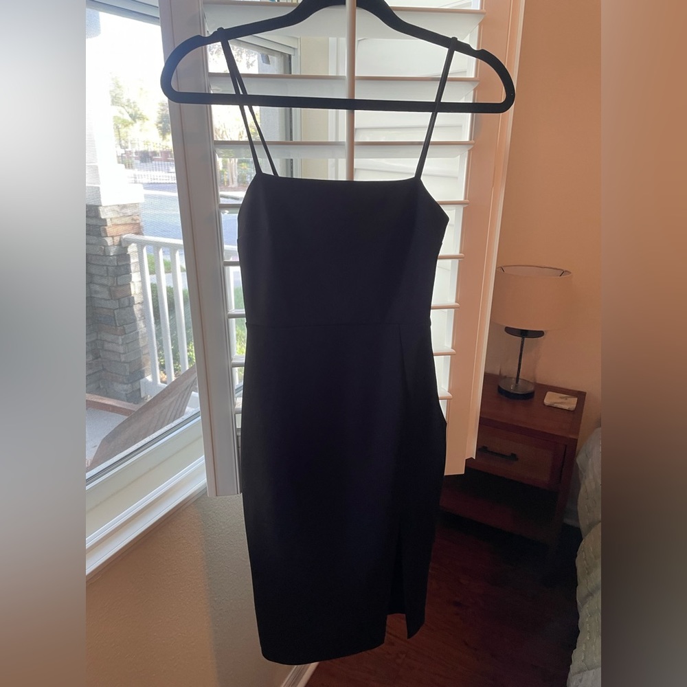 Black dress w/ slit